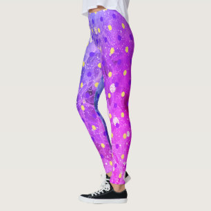 Regenboogalcohol-inkt Leggings