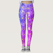 Regenboogalcohol-inkt Leggings (Voorkant)
