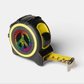 Regenboogartikelen voor vrede rolmaat (Hoek)