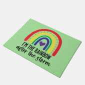 RegenboogBaby Deurmat (Schuin)