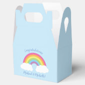 RegenboogBaby shower Bedankdoosjes (Geopend)