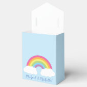 RegenboogBaby shower Bedankdoosjes (Geopend)