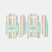 RegenboogBaby shower Bedankdoosjes (Uitgevouwen)