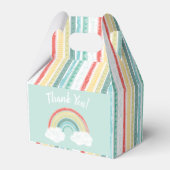 RegenboogBaby shower Bedankdoosjes (Voorkant Zijde)