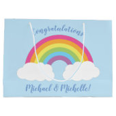 RegenboogBaby shower Groot Cadeauzakje (Achterkant)