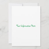 RegenboogBaby shower Kaart (Achterkant)