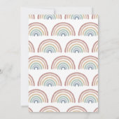 RegenboogBaby shower Kaart (Achterkant)