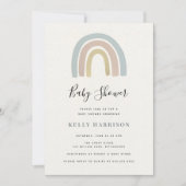 RegenboogBaby shower Kaart (Voorkant)