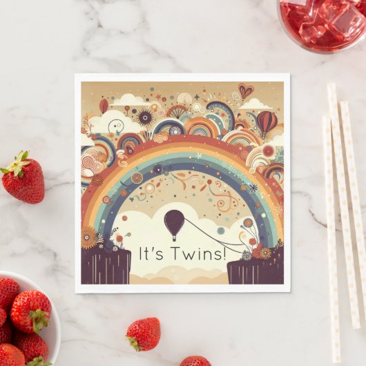 RegenboogBaby shower Servet (Insitu)