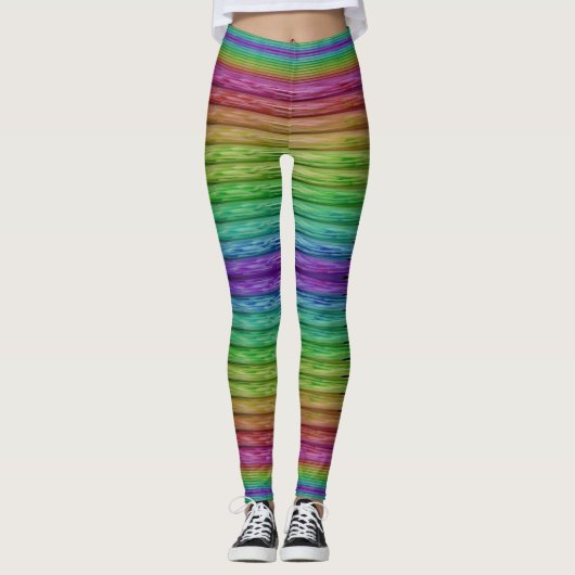 Regenboogbalken Leggings (Voorkant)