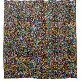 Regenboogbalkralen Douchegordijn