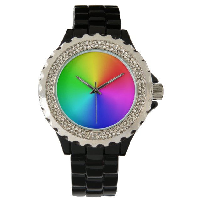 Regenboogbarst Horloge (Voorkant)