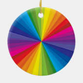 Regenboogbarst Keramisch Ornament (Achterkant)