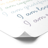 Regenboogbevestigingen voor kinderen poster (Hoek)