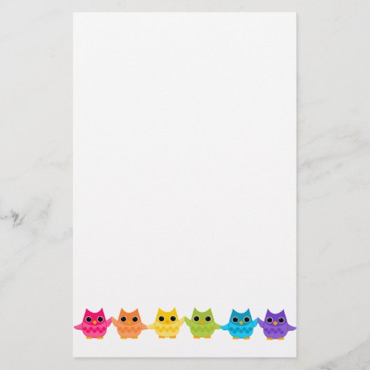 Regenboogbezit Briefpapier (Voorkant)