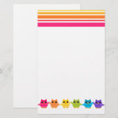 Regenboogbezit Briefpapier (Voorkant / Achterkant)