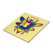 Regenboogbijen Thunder_Cove  Tegeltje (Zijkant)