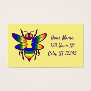 Regenboogbijen Thunder_Cove Visitekaartje