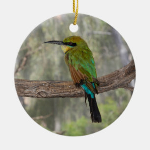 Regenboogbijeneter vogel, Australië Keramisch Ornament