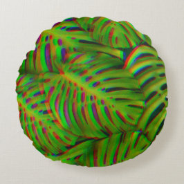 Regenboogbladeren Rond Kussen