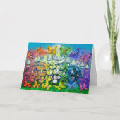 Regenboogblauwe Kaart (Voorkant)