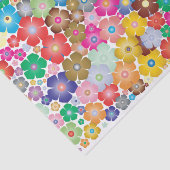 Regenboogbloem bloeit weefselpapier tissuepapier (Detail)