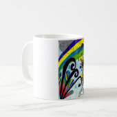 regenboogbloem koffiemok (Voorkant links)