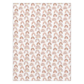 Regenboogblush Gold Baby shower Tafelkleed (Voorkant)