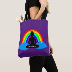 Regenboogboeddha & Mindfulness Yoga/meditatie Draagtas