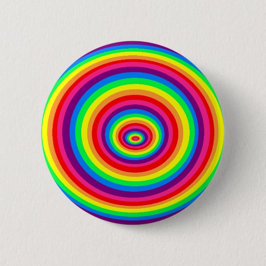 Regenboogboogframe Ronde Button 5,7 Cm (Voorkant)