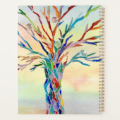 Regenboogboom Aangepaste naam Planner (Achterkant)