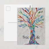 Regenboogboom Briefkaart (Voorkant / Achterkant)