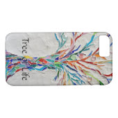Regenboogboom van het leven Case-Mate iPhone case (Achterkant (Horizontaal))