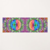 Regenboogboom van het leven yogamat (Voorkant (horizontaal))