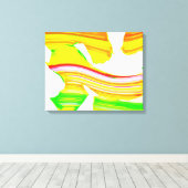 Regenboogborstel Canvas Afdruk (Insitu (Houten vloer))