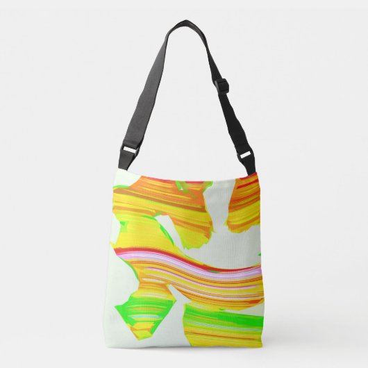 Regenboogborstel Crossbody Tas (Voorkant)