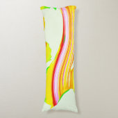 Regenboogborstel Lichaamskussen (Voorkant Verticaal)