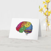 Regenboogbrain Kaart (Gele Bloem)