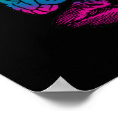 Regenboogbrain Poster (Hoek)