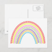 regenboogbriefkaart briefkaart (Voorkant / Achterkant)
