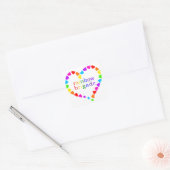 Regenboogbrigade Vierkante Sticker (Envelop)
