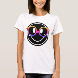Regenboogbril T-shirt