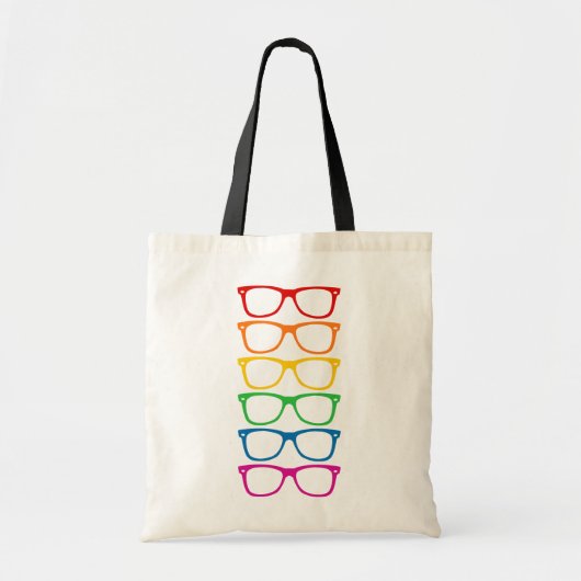 Regenboogbril Tote Bag (Voorkant)