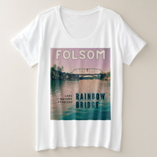 Regenboogbrug Grote Maat T-shirt