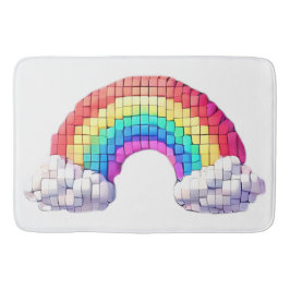 Regenboogbrug naar dromen badmat