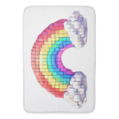 Regenboogbrug naar dromen badmat (Voorkant Verticaal)