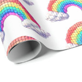 Regenboogbrug naar dromen cadeaupapier (Rol Hoek)