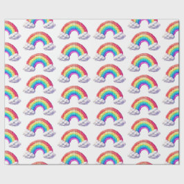 Regenboogbrug naar dromen cadeaupapier