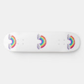 Regenboogbrug naar dromen skateboard (Horizontaal)
