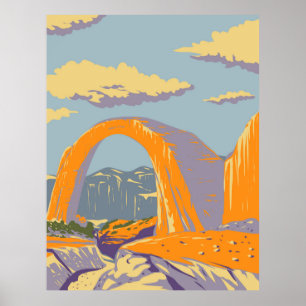 Regenboogbrug Poster